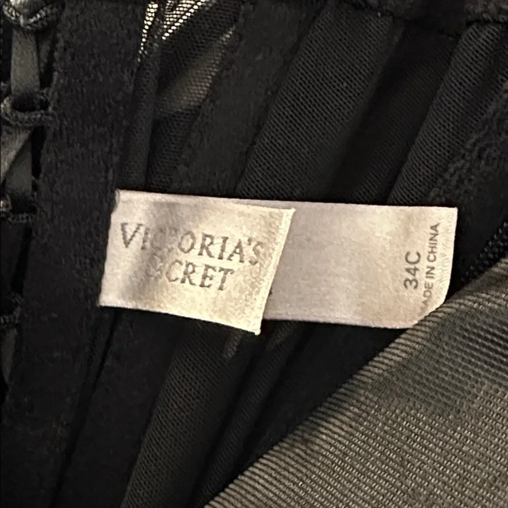 NWOT Women’s Victoria's Secret Black Lace Bustier Size 34C - Picture 8 of 9